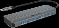 ICY IB-DK4022A-C - USB 3.0 Hub, 4x USB-A, mit HDMI & 100 W PD