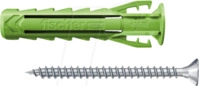 FD 567861 - D&uuml;bel + Schraube, SX Plus Green 6x30 S K, 15-teilig