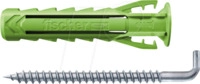 FD 567871 - D&uuml;bel + Winkelhaken, SX Plus Green 6x30 WH K, 8-teilig