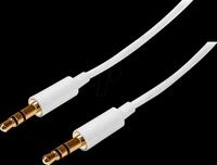 ST MU1MMMSWH - Audio Kabel, 3,5 mm Klinke Stereo, 1,0 m, wei&szlig;