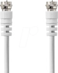 N CSGB41300WT100 - Satelliten- und Antennenkabel, F Stecker <> F Stecker, 10.0m, We