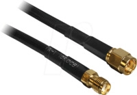 DELOCK 88445 - WLAN Kabel, SMA Stecker, SMA Buchse