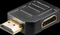 GOOBAY 65750 - Adapter, HDMI Stecker auf Buchse, 8K 60 Hz, 270&deg; horizontal