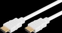 GOOBAY 61017 - High-Speed-HDMI&trade;-Kabel mit Ethernet, 0,5 m, wei&szlig;