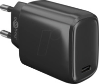 GOOBAY 65405 - USB-Ladeger&auml;t, 20 W, 1x USB-C (PD), GaN, schwarz