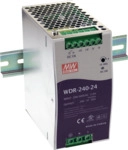 MW WDR-240-24 - Schaltnetzteil, Hutschiene, 240 W, 24 V, 10 A