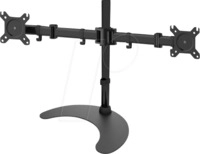 ICA-LCD-3410 - Monitorhalter 2x LCD 13" - 27" Standfu&szlig;