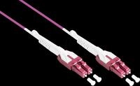 GC LW-U802LC4 - Patchkabel LWL Duplex OM4 50/125&micro; LC/LC, 2 m, violett