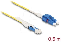 DELOCK 88291 - LWL Kabel, CS / LC Duplex UPC, G657A2 / OS2 Uniboot 0,5 m