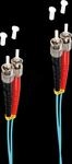 SHVP BS77901-3 - LWL Patchkabel, Duplex, ST / ST, 50/125&micro;, OM3, aqua, 1 m