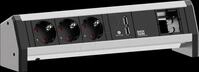 BACH 902.0253 - DESK 3x Schutzkontakt 1x USB Charger 1x ABD GST18