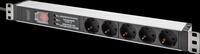 DIGITUS DN-95433 - 19" Steckdosenleiste, 1HE, 5-fach