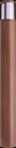 DEKO 730506 - Pollerleuchte, Facado II rund opal 1000mm, 1x E27, Rost