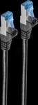 SHVP BS75720-S - Patchkabel, Cat.6a, S/FTP, schwarz, 10 m