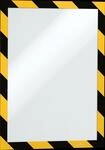 DURABLE 4944130 - Info-Rahmen, A4, selbstklebend, schwarz/gelb, 2 St&uuml;ck