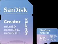 SDSQXAV512GGN6MS - microSDXC-Speicherkarte 512GB, SanDisk Creator