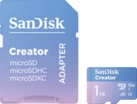 SDSQXAV1T00GN6MS - microSDXC-Speicherkarte 1TB, SanDisk Creator SDSQXAV1T00GN6MS - microSDXC-Speicherkarte 1TB, SanDisk Creator