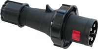 TWIST 035-6XS - TWIST-Stecker - 63A, 5p 6h IP67 - schwarz