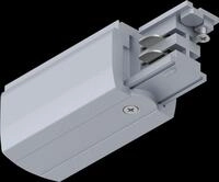 PLM 91358 - ProRail3 Einspeisung Ende, 99,5x35mm, max. 3.680 W, silber