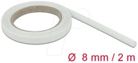 DELOCK 18931 - Schutzschlauch, Glasfasergeflecht, 2 m x 8 mm, wei&szlig;