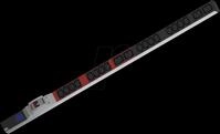BACH 800.2405 - PDU, 19'', 1HE, 16x C13, 4x C19, Leistungsmessung