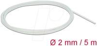 DELOCK 18923 - Schutzschlauch, Glasfasergeflecht, 5 m x 2 mm, wei&szlig;