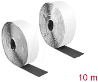 DELOCK 19094 - Klettband, selbstklebend, 10 m x B 50 mm, schwarz