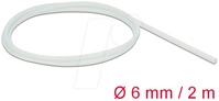 DELOCK 18928 - Schutzschlauch, Glasfasergeflecht, 2 m x 6 mm, wei&szlig;