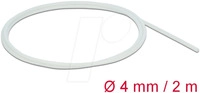 DELOCK 18925 - Schutzschlauch, Glasfasergeflecht, 2 m x 4 mm, wei&szlig;