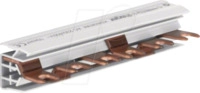 HAGER KDN363M - Phasenschiene 3 polig mit Gabelanschluss 10mm&sup2; 63A 6 Module