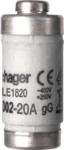 HAGER LE1820 - Sicherungseinsatz D02 E18 20A 400V gG mit Kennmelder