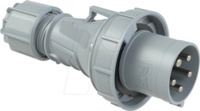 CEE 035-1 - CEE-Stecker, 5-polig, 400V, 63A, grau, POWER TWIST
