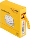 DELOCK 18362 - Kabelmarker Box, Nr: 8, gelb, 500 St&uuml;ck