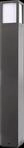 DEKO 730495 - Pollerleuchte, Facado II eckig opal 650mm, 1x E27