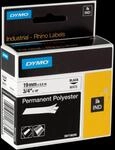 DYMO IND 18484 - DYMO IND Polyester, 19mm, schwarz/wei&szlig;