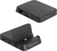 DELOCK 88018 - Dockingstation, USB-C
