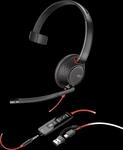 HP 8X230AA - Headset, Blackwire 5210, Mono, USB-C, +3.5MM, +USB-C/A