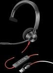 HP 8X215AA - Headset, Blackwire 3310, Mono, USB-C +USB-C/A