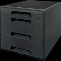 LEITZ 53720095 - Schubladenbox, Recycle Cube, schwarz