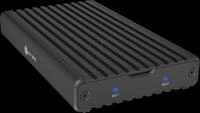 ICY IB-2817M-C32 - Externes 2x M.2 NVMe SSD Geh&auml;use mit USB 3.2