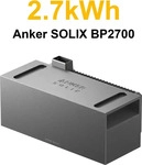 ANKER SOL3 AKKU - Anker SOLIX BP2700 Erweiterungsakku, 2,68 kWh,0% MwSt. (Angebot