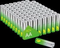 GP S80 AA - Super, Alkaline Batterie, AA (Mignon), 80er-Pack
