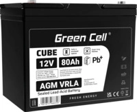 GC AGM57 80AH - Blei-Vlies-Akku, AGM, 12V, 80 Ah