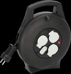 BRE 1093900600 - Mini Kabeltrommel, Vario Line Kabelbox, USB, 10 m Kabel, schwarz