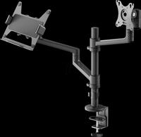 GOOBAY 74417 - Monitor Halter, 1 Display, 17'' - 32'', Laptop, Tischmontage