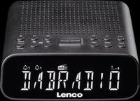 LENCO CR-606BK - DAB+/UKW Radiowecker, LCD-Display, Bluetooth