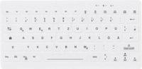 AK-C4112FU1WGE - Tastatur, desinfizierbar, kompakt, wei&szlig;, DE