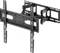 MANHATTAN 462433 - TV-Wandhalterung, 32" bis 70", max. 40 kg, schwarz
