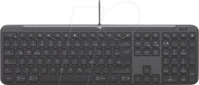 LOGITECH K620FB - Funk-Tastatur, USB-C, schwarz, DE