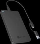 ICY IB-201T-CU31 - Externes 2.5" SATA Geh&auml;use, USB 3.0, schwarz